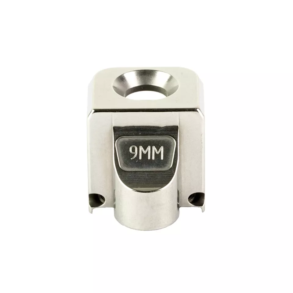 ZAF Stainless Steel Compensator for Glock 9mm Gen 1-5, 1/2x28 Thread