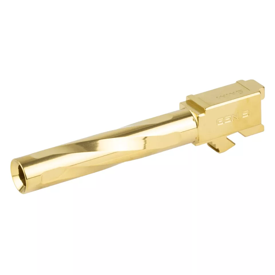 Zaffiri Glock 17 Gen5 9mm Barrel 4.33" TiN Gold