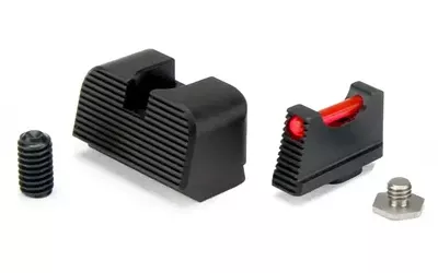 Zaffiri Glock Suppressor Height Fiber Optic Sights Black