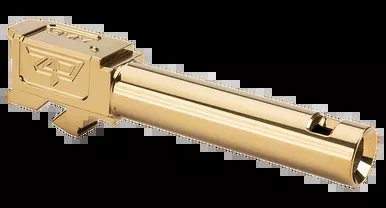 Zaffiri Precision Barrel ZP.19BCPG Glock 19 Gen 1-4 3.89″ Gold 416R Stainless Steel