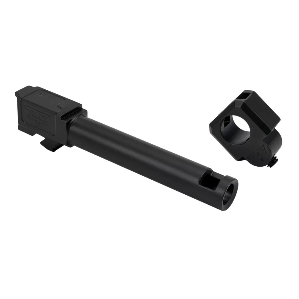 Zaffiri Threadless Comp Barrel Glock 19 9mm Black Nitride
