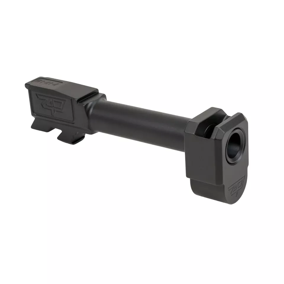 Zaffiri Threadless Comp Barrel Glock 43 9mm Black Nitride