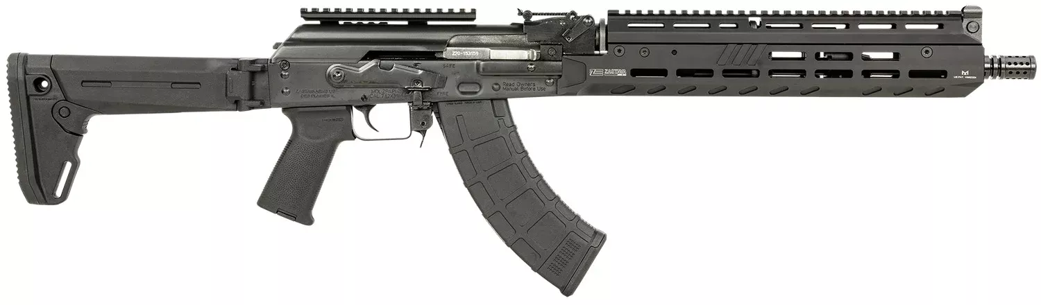 Zastava Arms Usa ZR7762XR ZPAP M70 7.62x39mm 30+1 16.30″ Black Chrome Lined Barrel, Black M-LOK Handguard, Black Synthetic MagpulZhukov Side Folder Stock, Black Magpul AK Grip