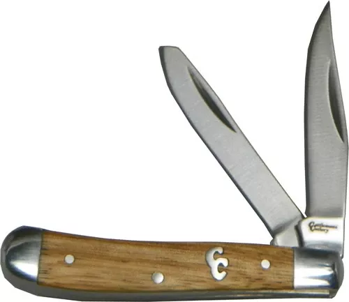 Zebrawood 2-Blade Peanut Knife - Cattleman's Cutlery Sage Edition