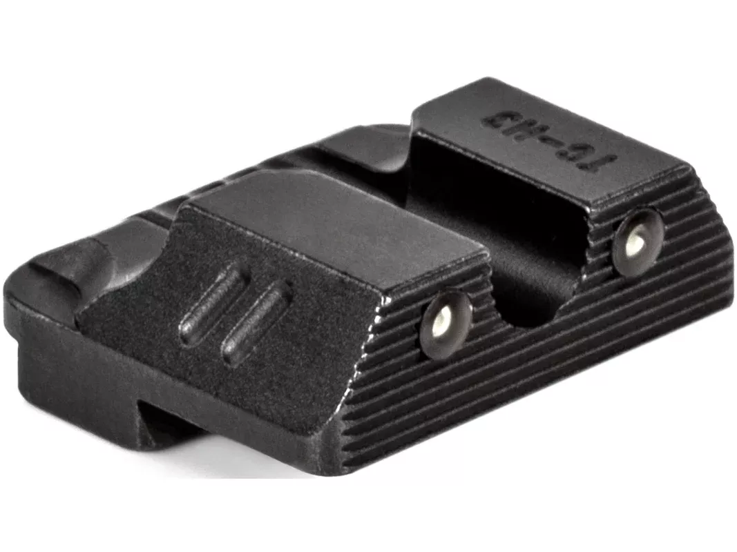 ZEV Technologies Combat Rear Night Sight for Glock 17, 17L, 19, 22, 23, 24, 26, 27, 33, 34, 35, 38, 39 with Tritium
