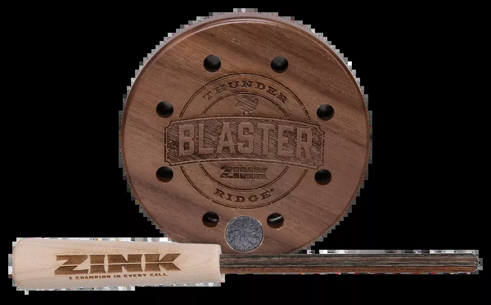 ZINK ZNKRBPC Ridge Blaster Friction Call for Authentic Turkey Sounds - Aluminum/Wood