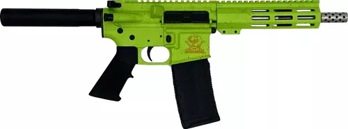 Zombie Splatter AR15 Pistol 7.5" Barrel .223 Wylde